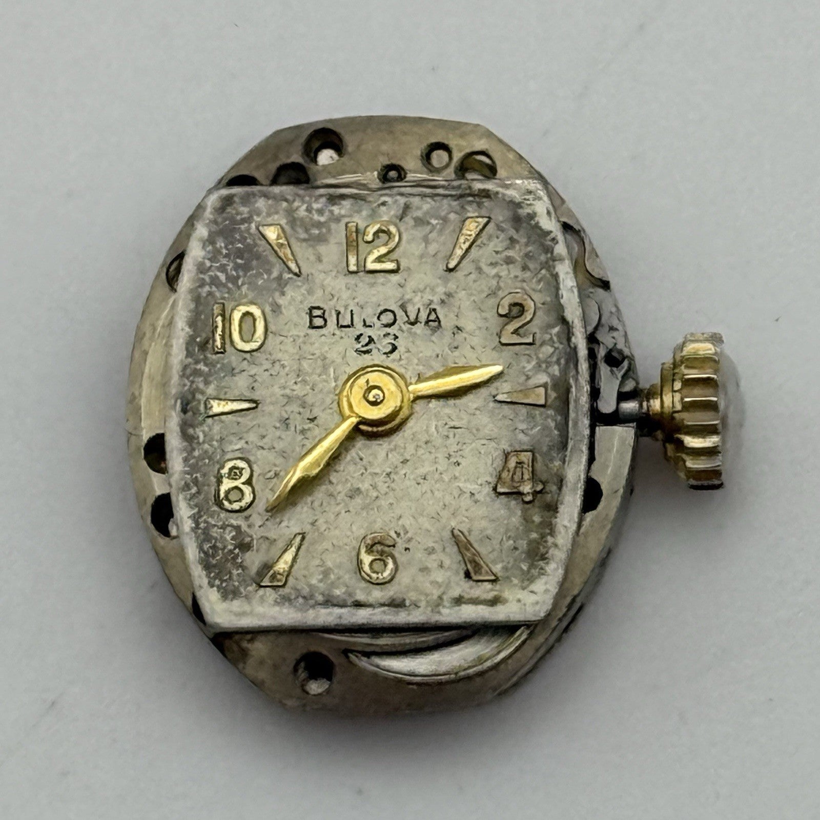 13.1mm Running Vintage Ladies Bulova 5AD Manual Wind Swiss Watch Movement PARTS