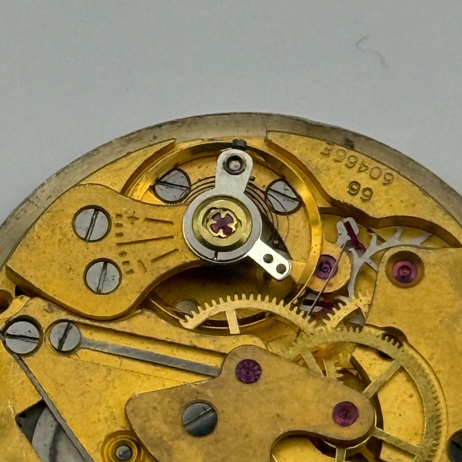 Smiths Astral 66 60466E Hacking Watch Movement Manual Wind Vintage Parts Repair