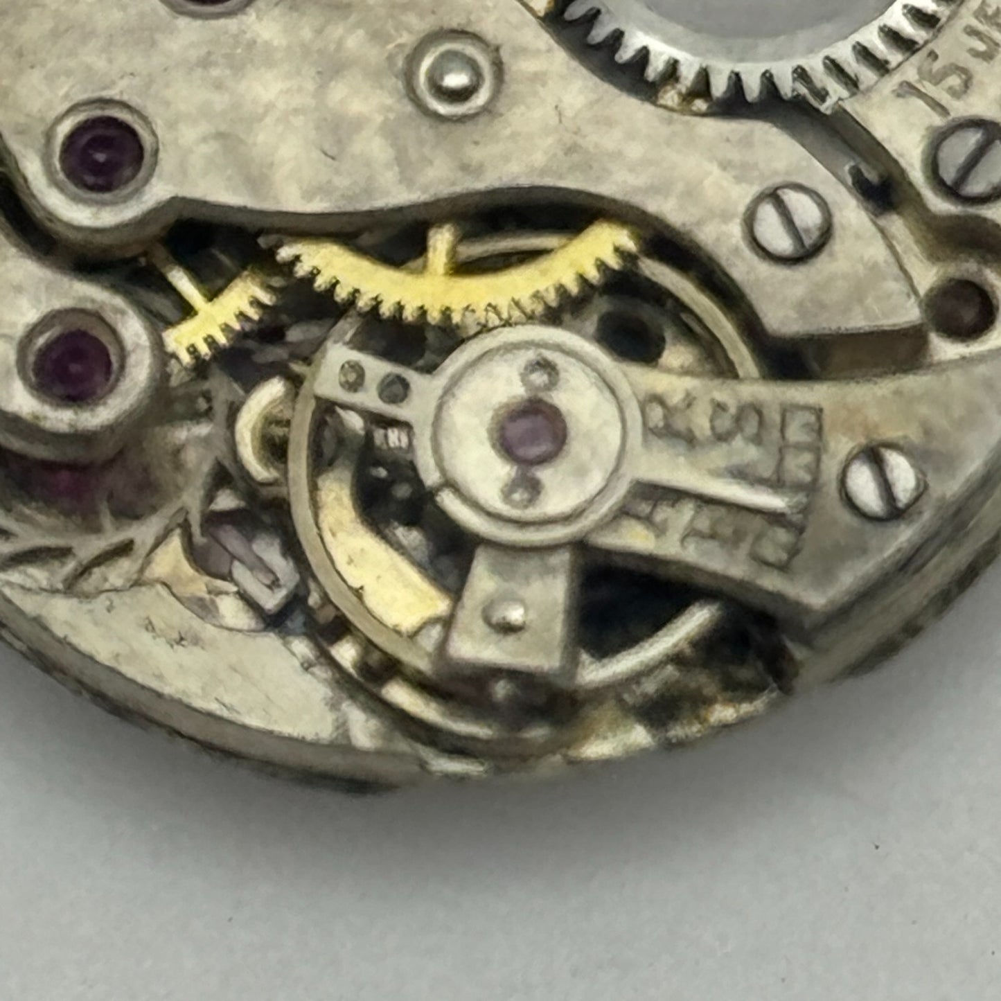 19.6mm 15 Jewels Roman Numerals Trench Watch Movement Manual Wind PARTS SPARES