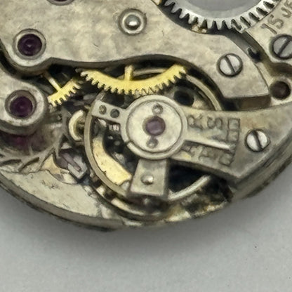 19.6mm 15 Jewels Roman Numerals Trench Watch Movement Manual Wind PARTS SPARES