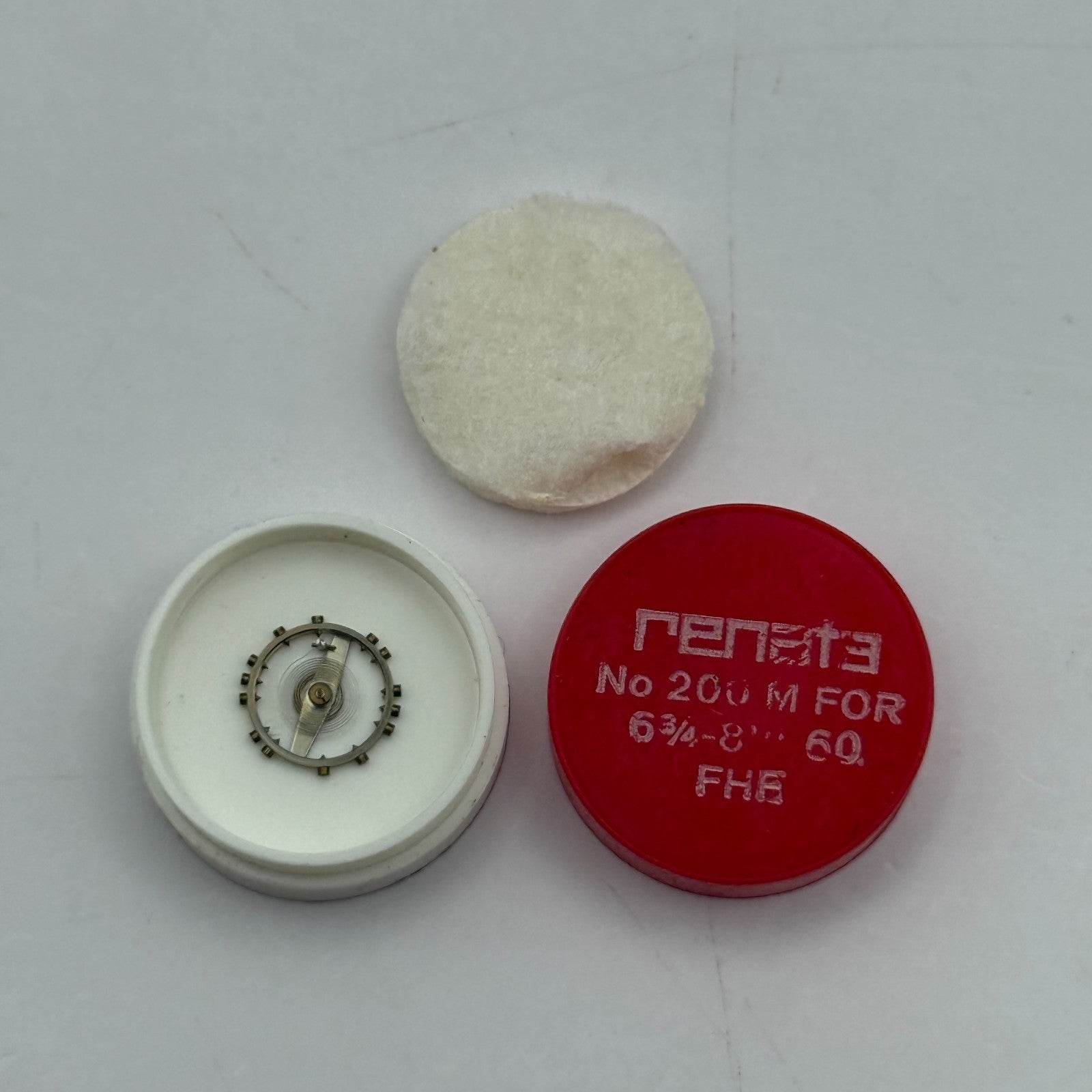 FHF 60 Balance Wheel Complete And Spring  6 3/4-8'''  200 M Watch Movement Parts