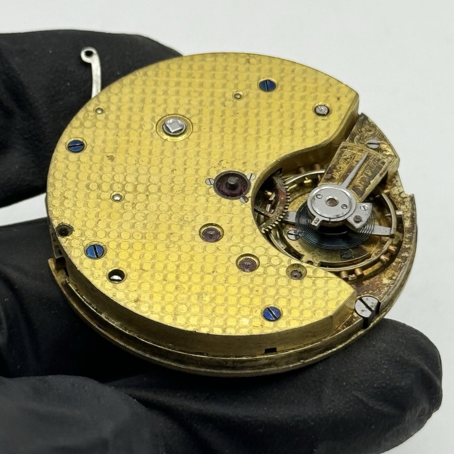 42.8mm Unidentified Good Quality Pocket Watch Movement FOR PARTS Restore