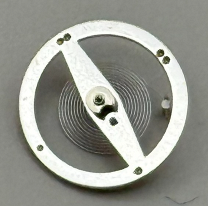 Lorsa 651 Balance Wheel Complete And Spring Simpla 612 Watch Movement Parts NOS