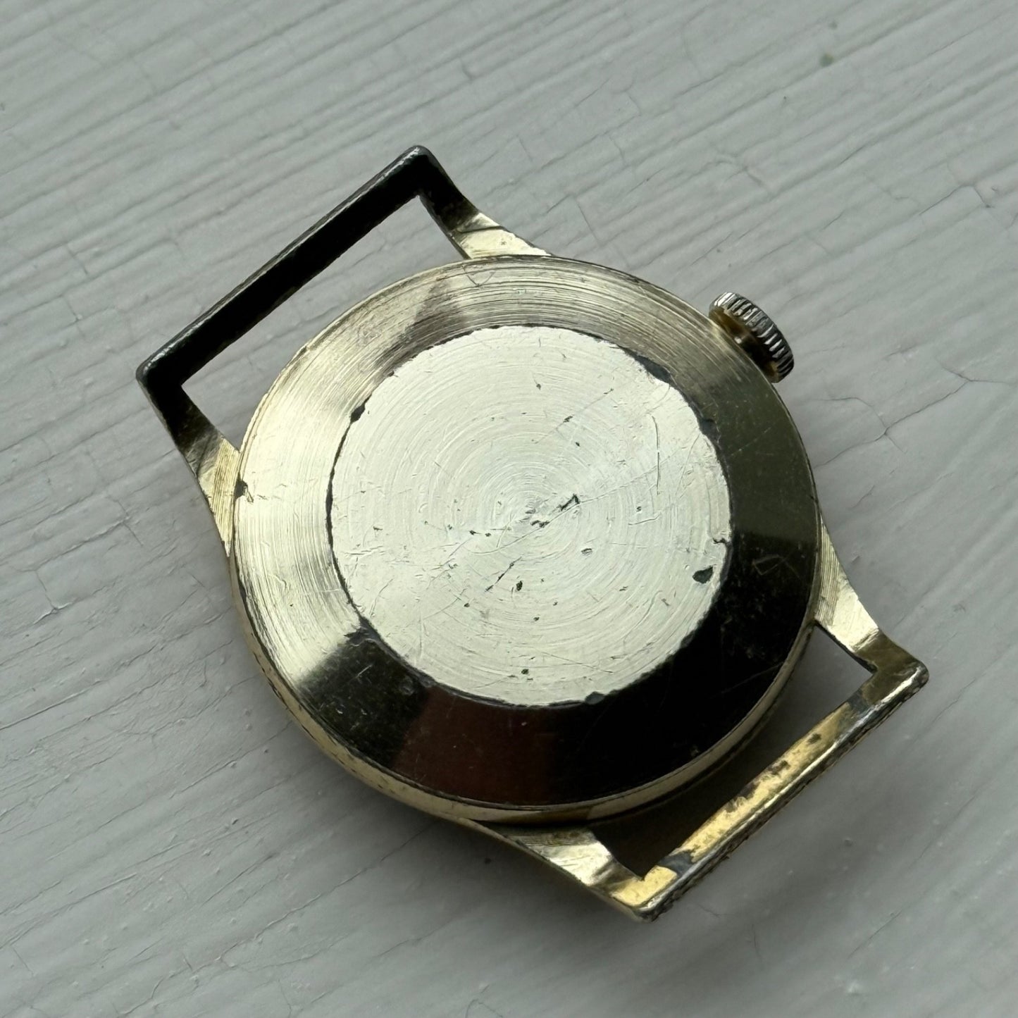 32mm Vintage Stirling Black Dial Sub Seconds Manual Wind Watch PARTS / REPAIR