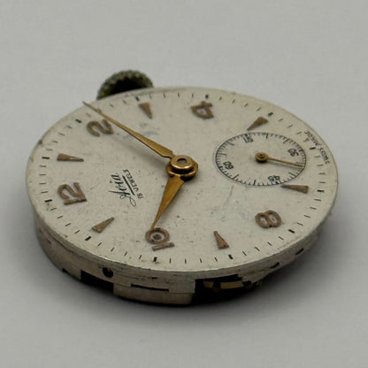 AS 984 Watch Movement Avia Manual Wind Vintage Swiss 15 Jewels Parts 23.4mm