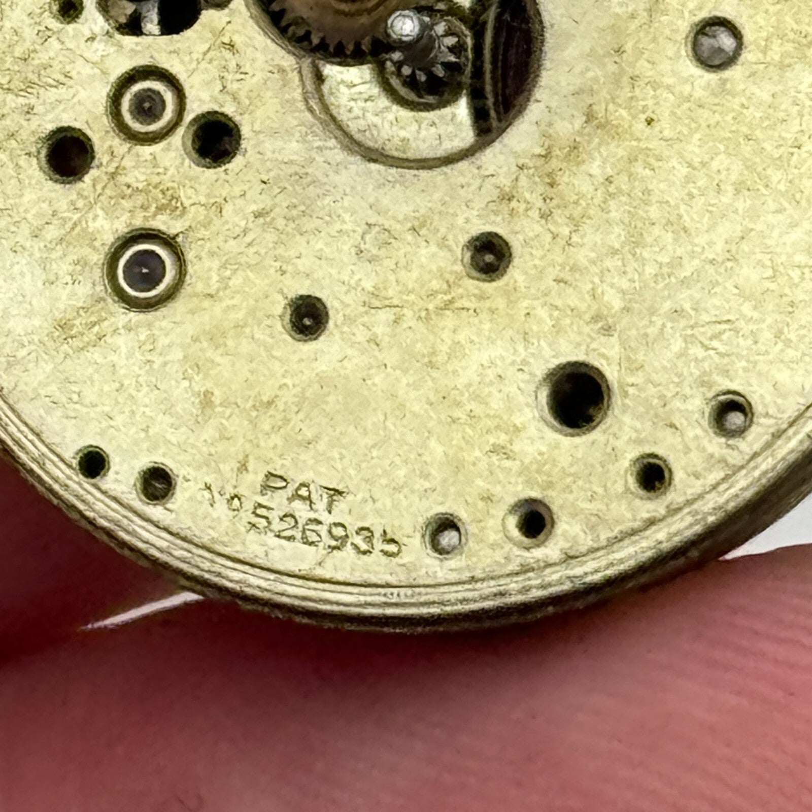 23.6mm Patent 9526935 Interesting Manual Wind Swiss Watch Movement PARTS SPARES