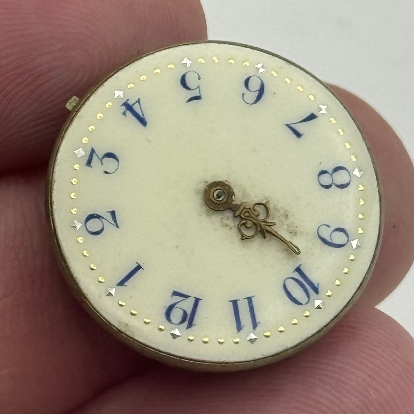21.2mm Unidentified High Grade Swiss Manual Wind Watch Movement Vintage PARTS