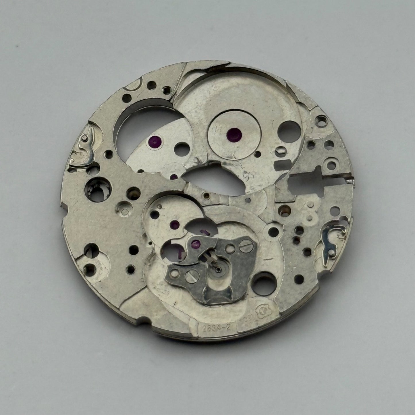 ETA 2834-2 DM 01-2 Watch Movement Incomplete Automatic Vintage Parts 25.9mm