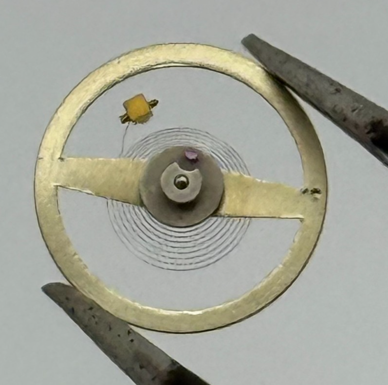 Amida 562 Balance Wheel Complete And Spring 8¾’’’ 874 Watch Movement Parts NOS