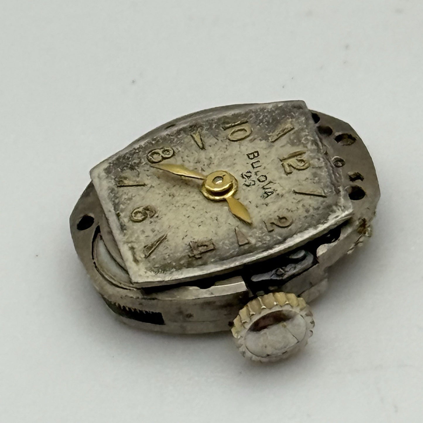 13.1mm Running Vintage Ladies Bulova 5AD Manual Wind Swiss Watch Movement PARTS