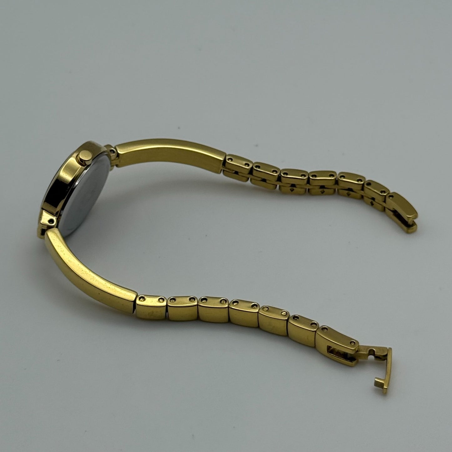 Citizen Eco-Drive Ladies Quartz Watch MOP Dial Gold Tone Japan 21mm PARTS REPAIR