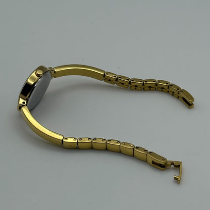 Citizen Eco-Drive Ladies Quartz Watch MOP Dial Gold Tone Japan 21mm PARTS REPAIR