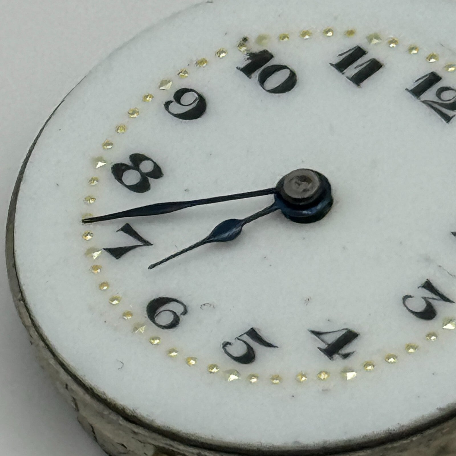 23.6mm 15 Jewels Swiss Porcelain Dial Trench Watch Movement Manual Wind PARTS