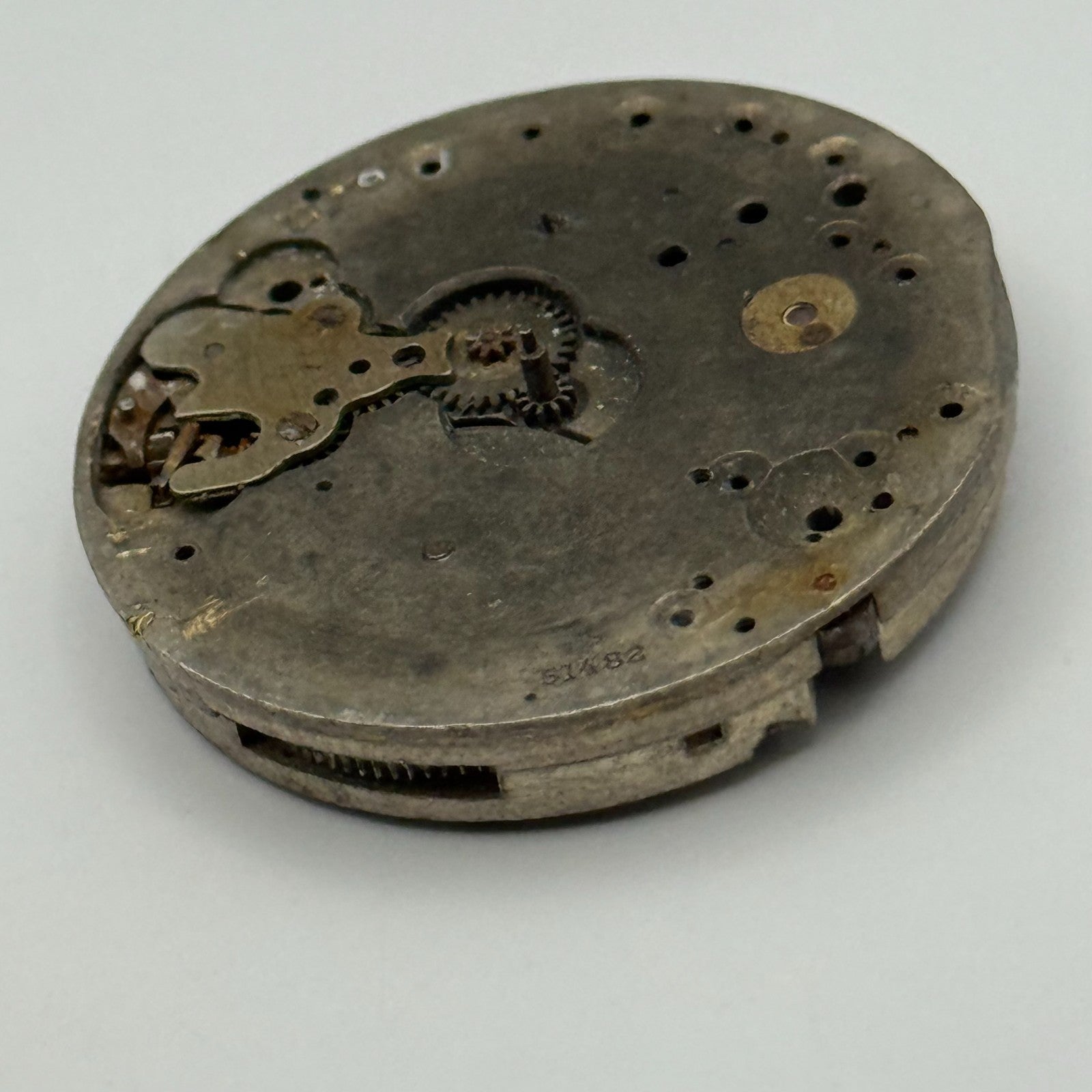 Patent 51482 Watch Movement Manual Wind Vintage Swiss Parts Repair 29.4mm