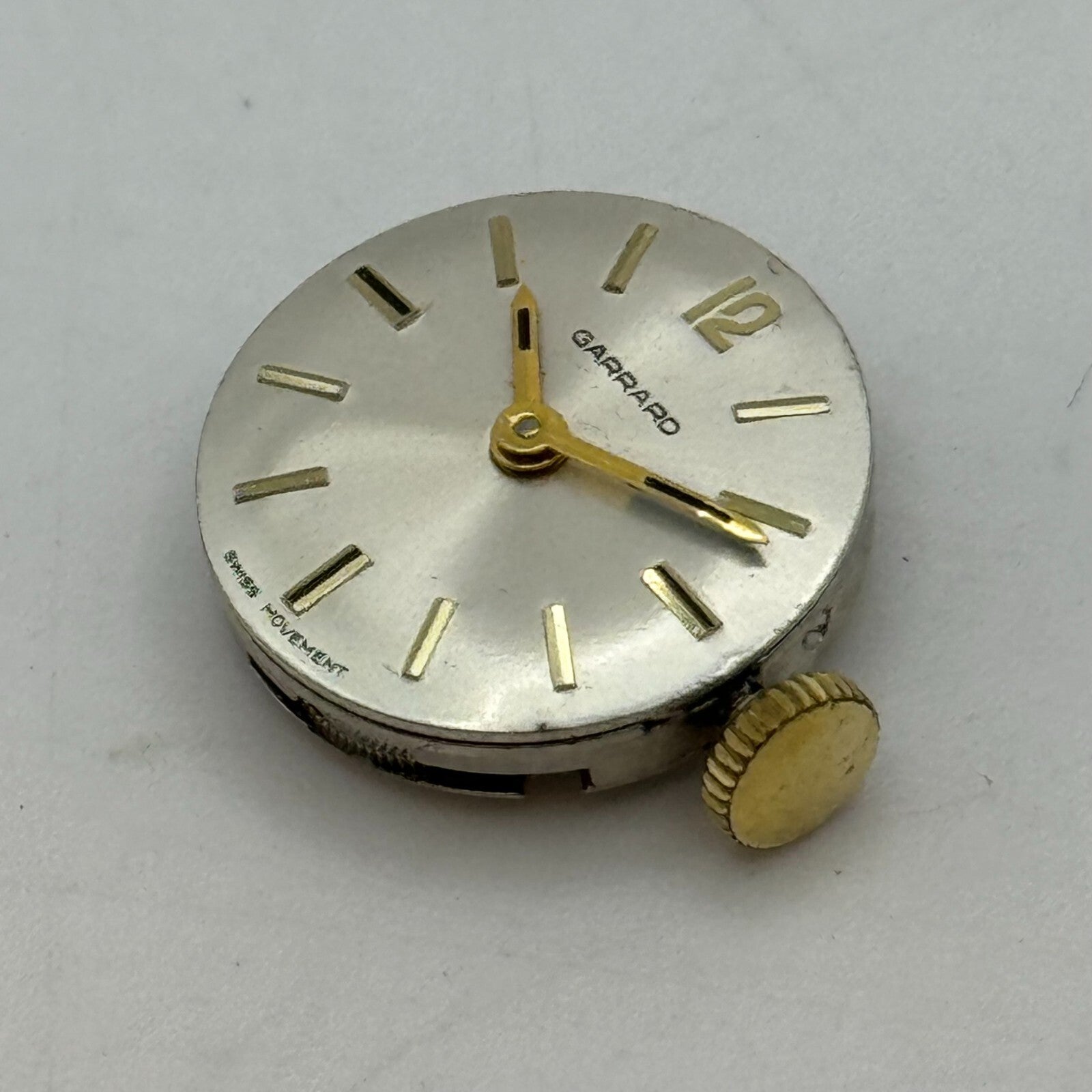 15.5mm Ladies Running Garrard ETA 2412 Manual Wind Watch Movement PARTS SPARES