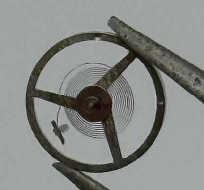 FEF 6620 Balance Wheel Complete And Spring 5½’’’ 1450 M Watch Movement Parts 