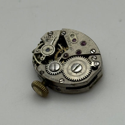 12.8mm Vintage Omer AS 1012 Manual Wind Swiss Watch Movement PARTS REPAIR