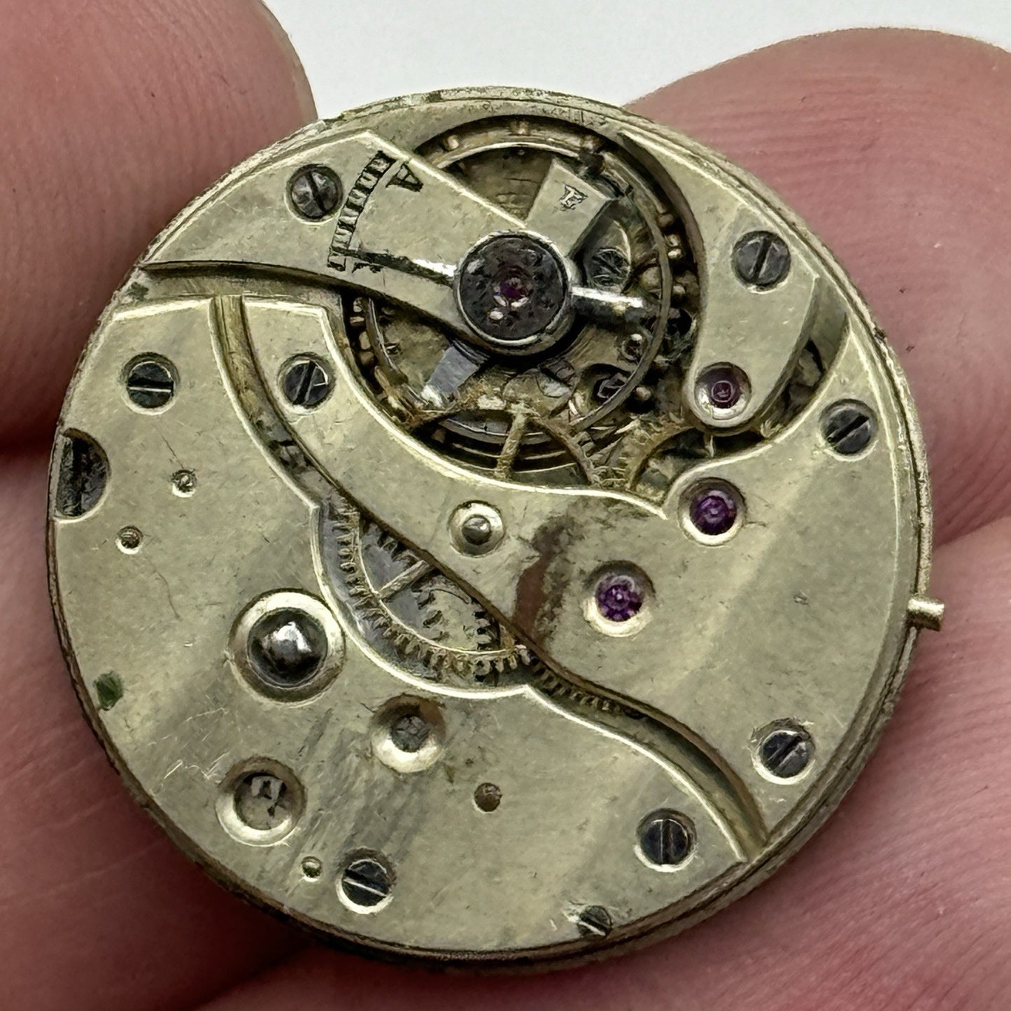23.2mm E Gubelin Lucerne High Grade Manual Wind Swiss Watch Movement FOR PARTS