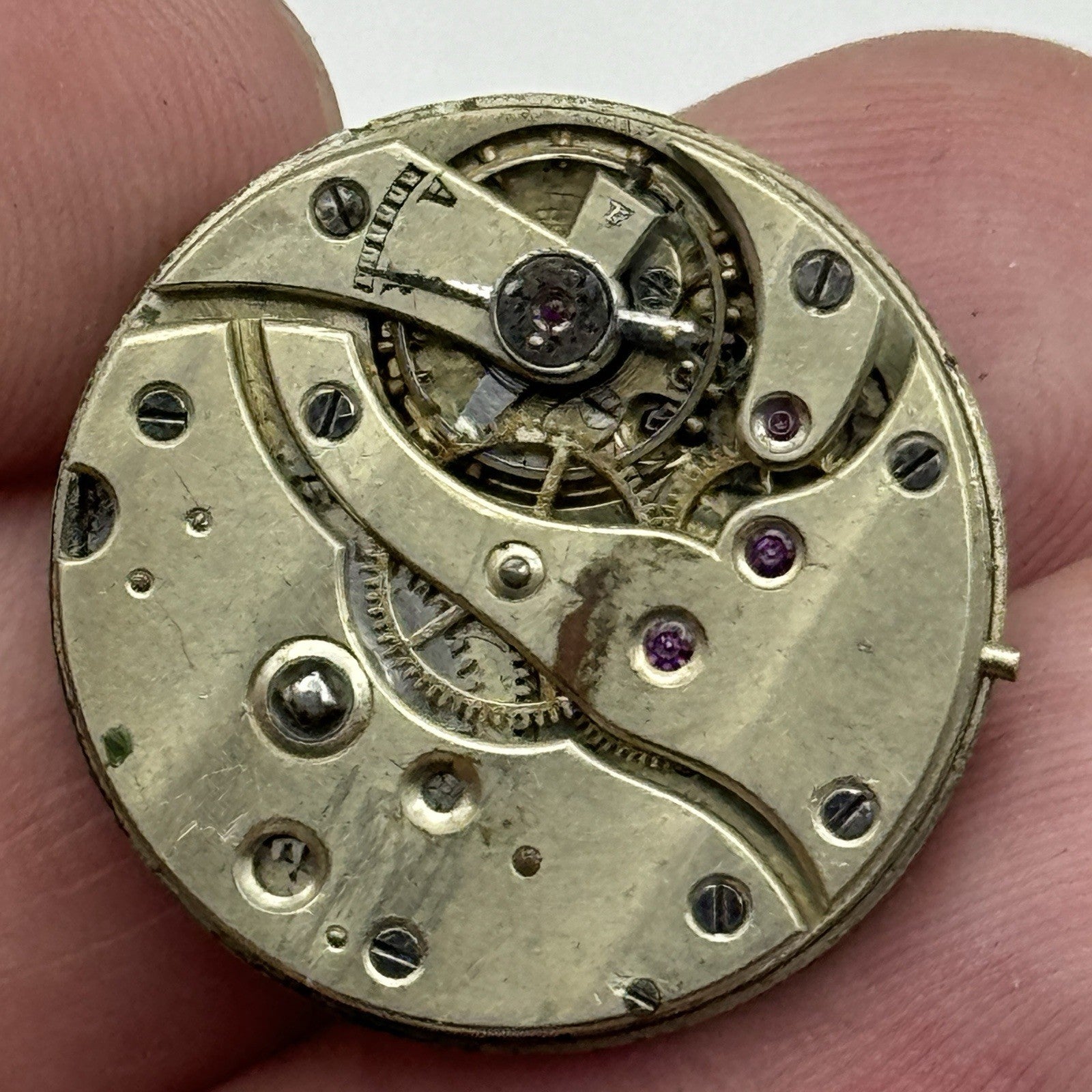23.2mm E Gubelin Lucerne High Grade Manual Wind Swiss Watch Movement FOR PARTS