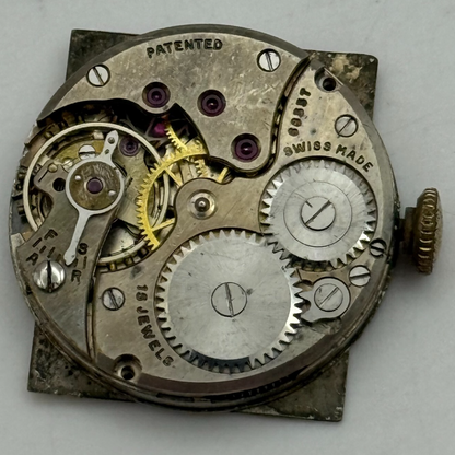 23.4mm Vintage J W Benson Cyma Ref 163 Manual Wind Watch Movement PARTS REPAIR