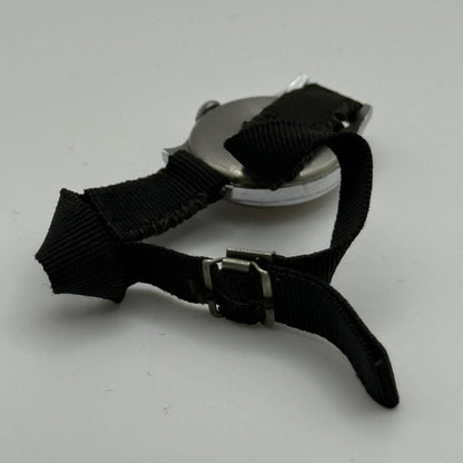 21mm Vintage Yeoman 15 Rubis Ladies Art Deco Fabric Strap Manual Watch PARTS