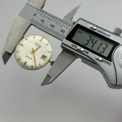 26mm Men's Rotary AS 1746 1747 Manual Wind Watch Movement Swiss Made PARTS