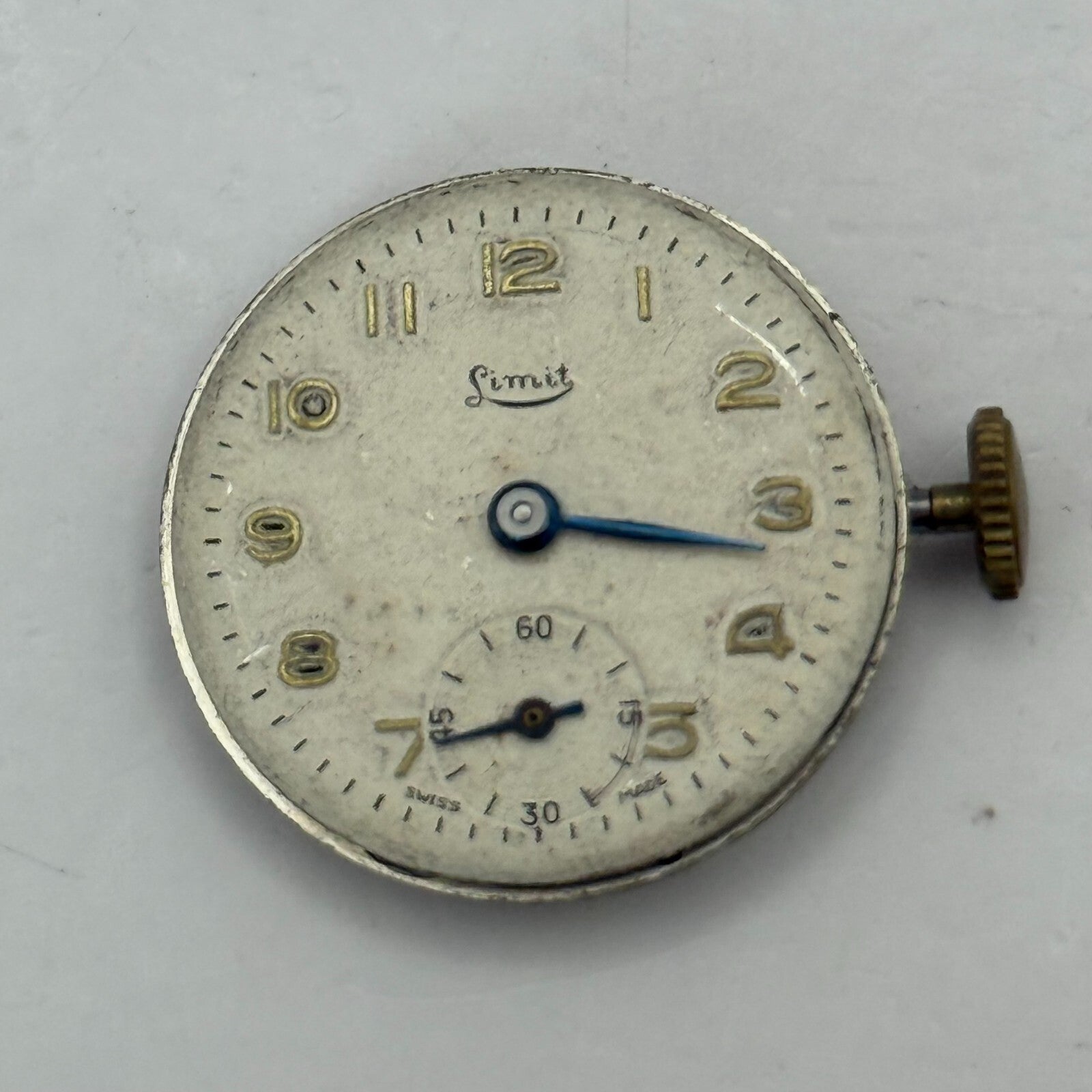 19.7mm Vintage Limit Vertex Revue 78 Balance Ok Watch Movement PARTS REPAIR