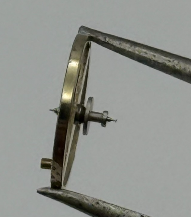 Oris 671 672 Balance Wheel Complete And Spring 8¾’’’ 1724 M Watch Movement Parts