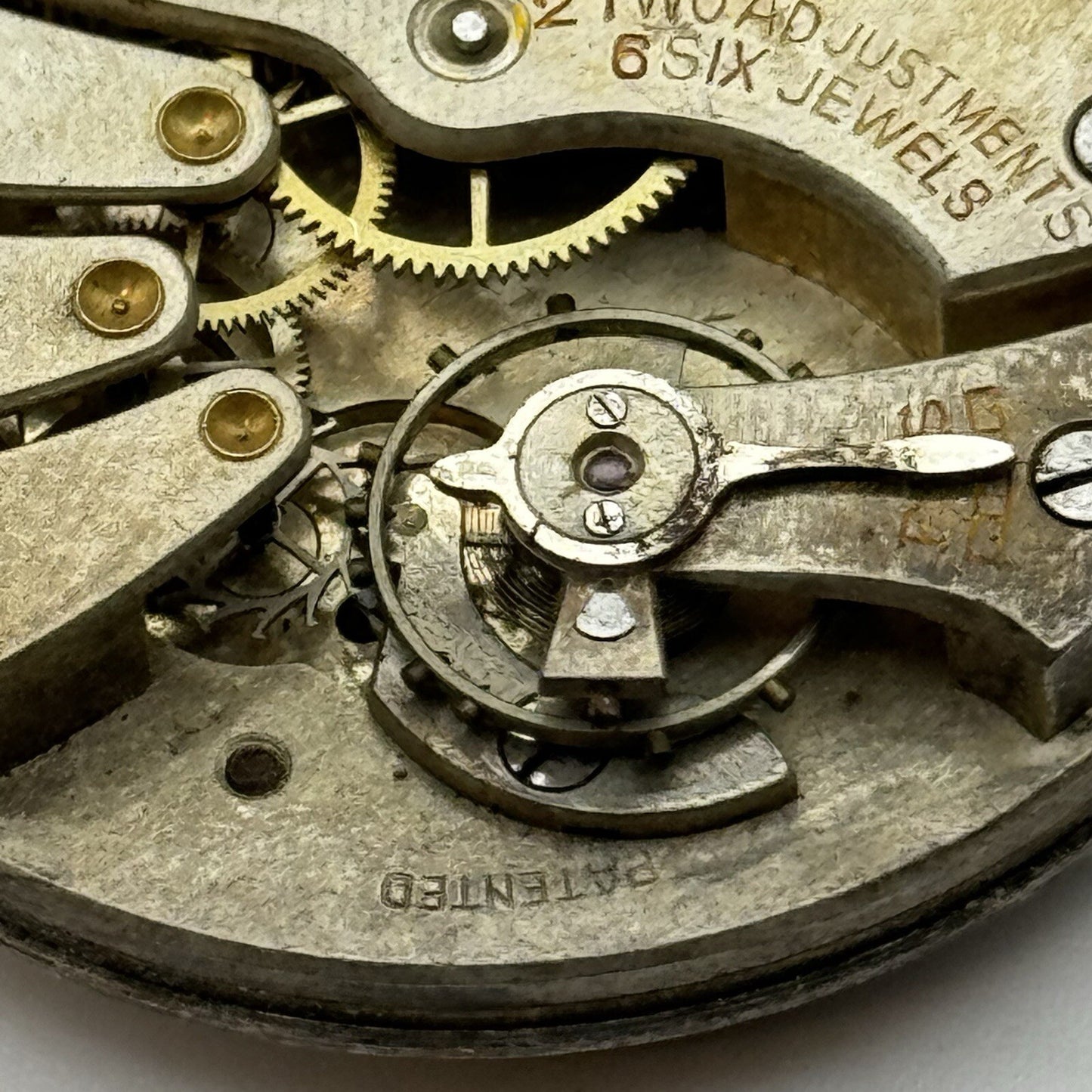 42.7mm Manual Wind Buren Watch Co Higher Grade Pocket Watch Movement FOR PARTS