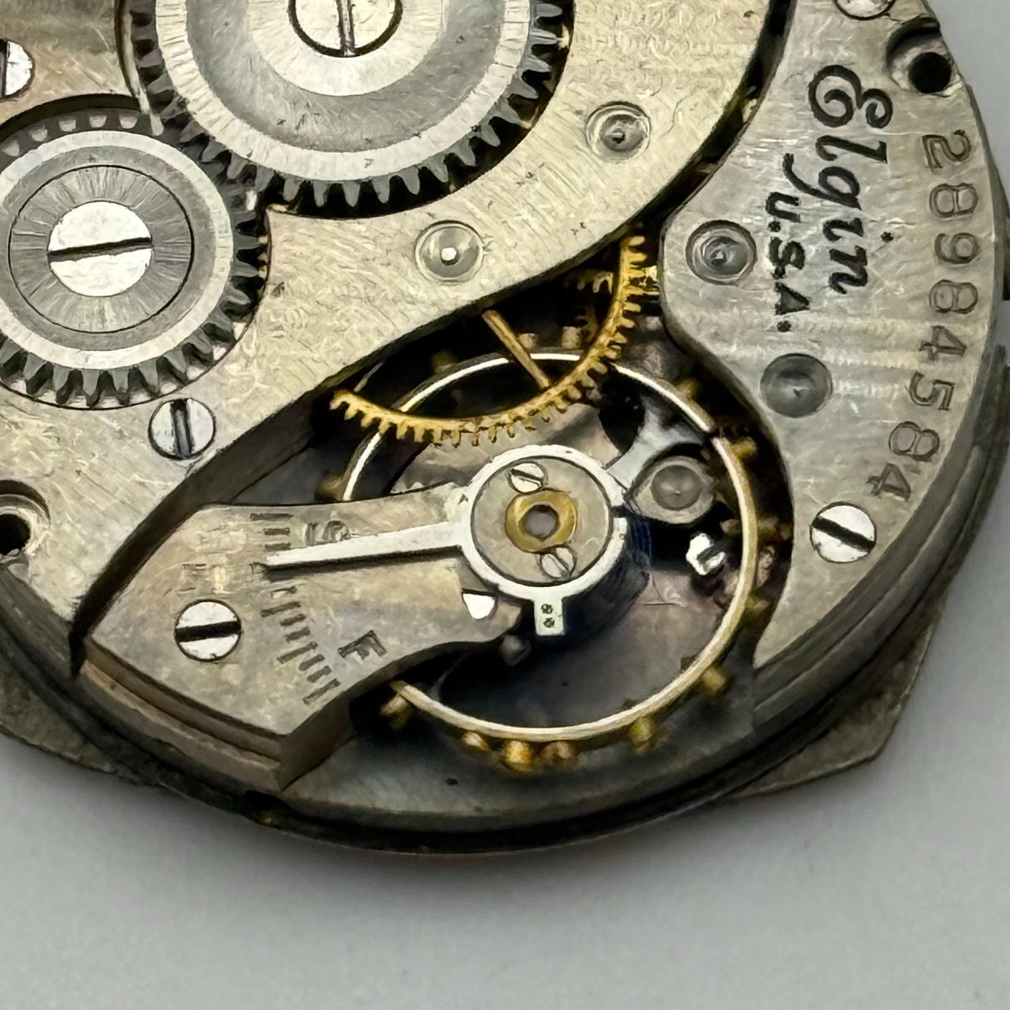 1926 Vintage 10/0s Elgin 447 Model 4 American Watch Movement PARTS REPAIR SPARES