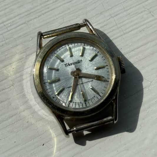 21mm Running Vintage Ebosa 86 Chancellor Unbreakable Spring Watch FOR PARTS