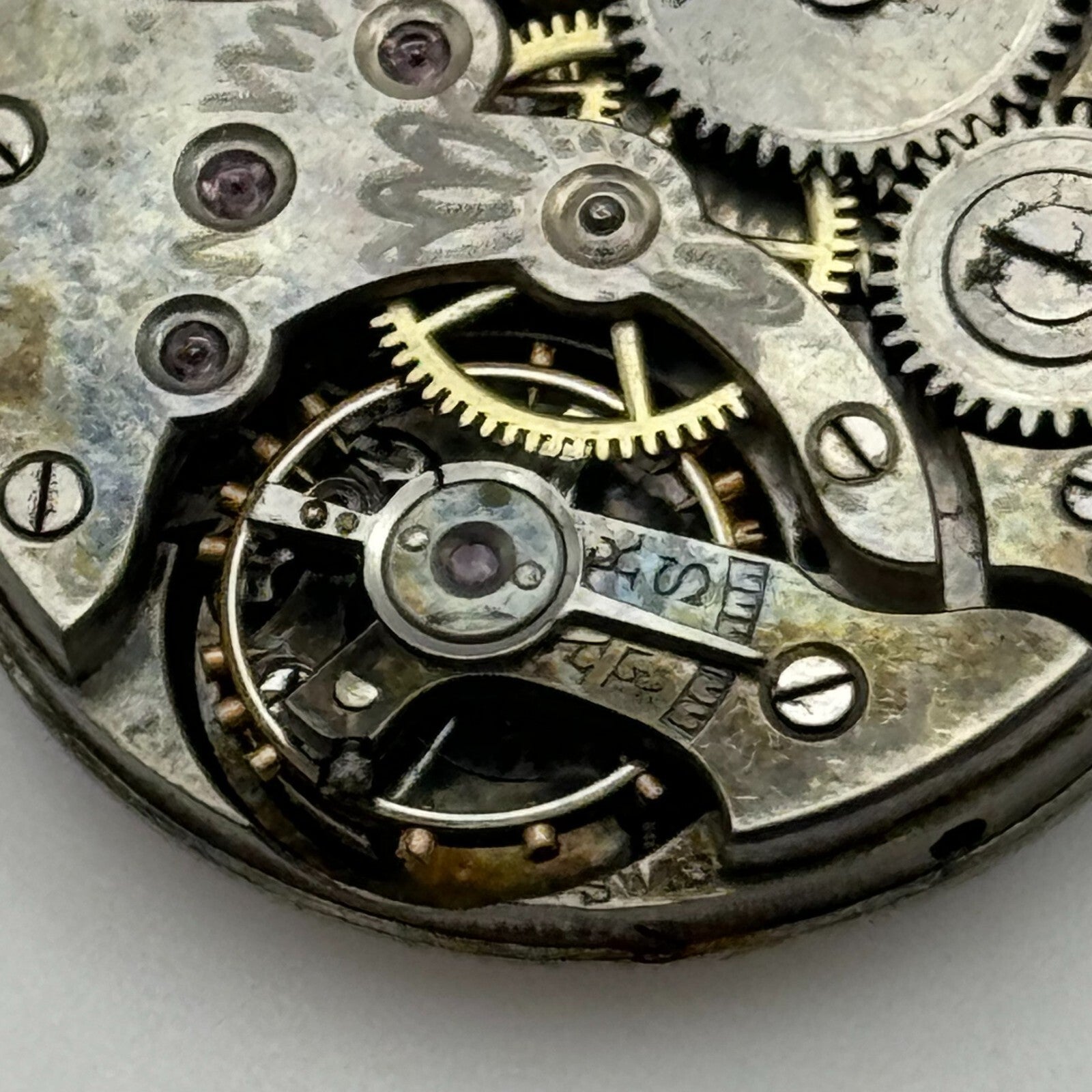 25mm Unidentified Balance Ok Quality Trench Watch Movement Manual Wind PARTS