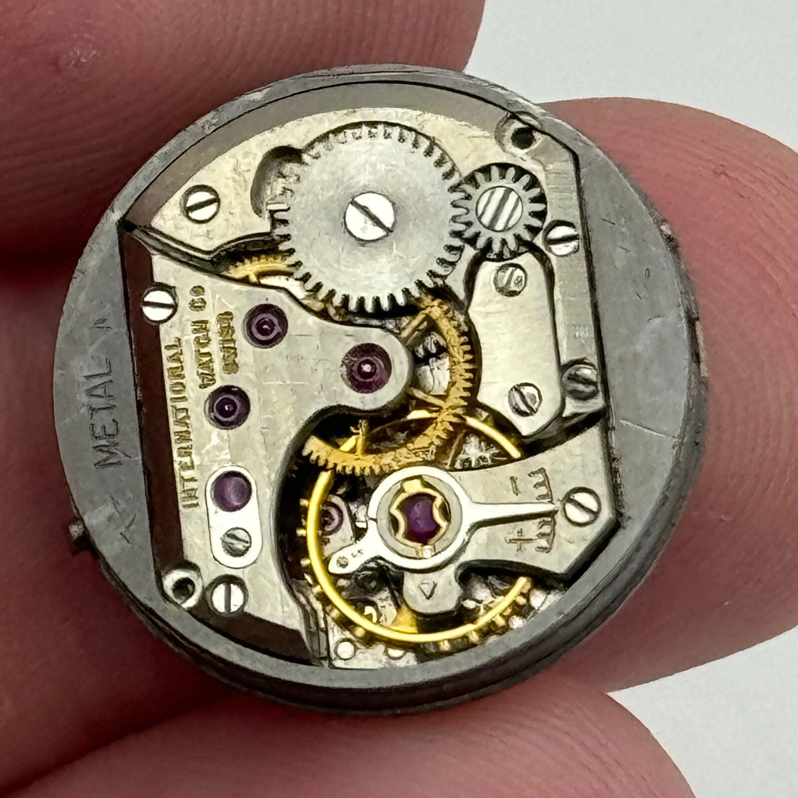 19mm International Watch Co IWC Cal C.41 Manual Wind Swiss Watch Movement PARTS