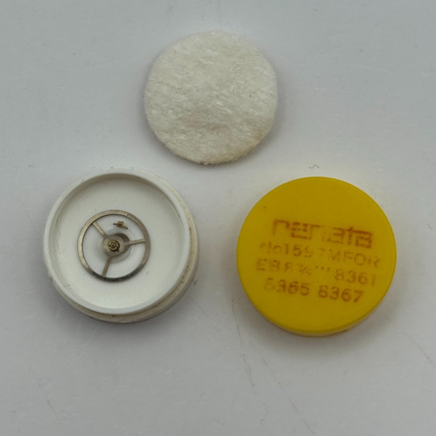 EB 8361 8365 8367 Balance Complete 8¾’’’ Renata 1597 M Watch Movement Parts NOS