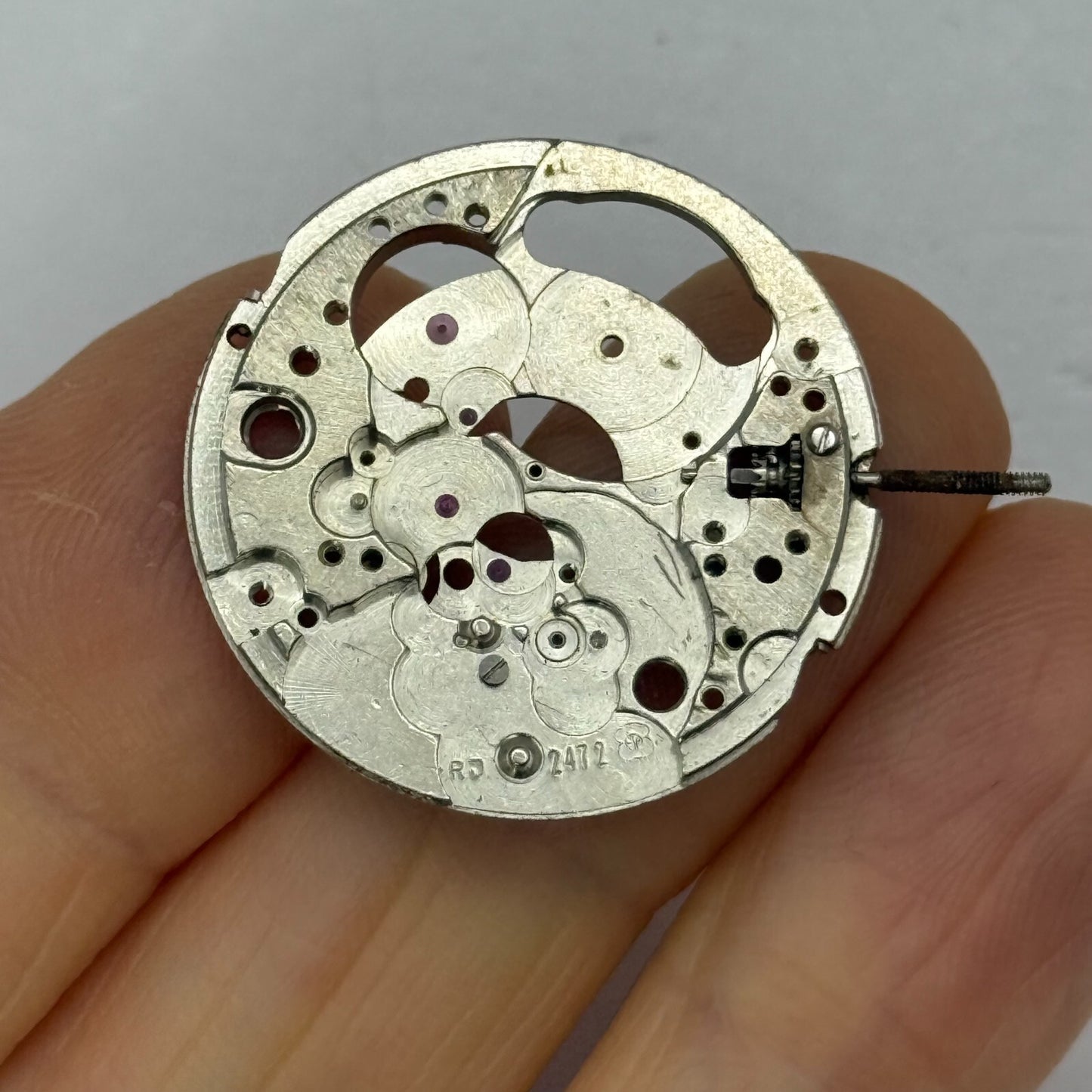 Bernex Barracuda ETA 2472 Automatic Partial Manual Wind Vintage PARTS 25.9mm 