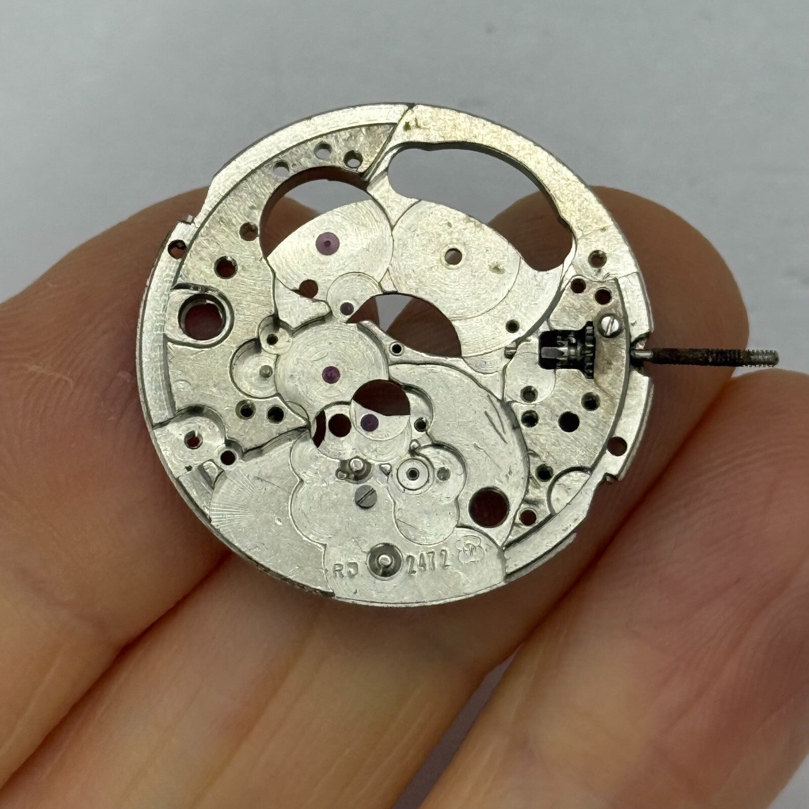 Bernex Barracuda ETA 2472 Automatic Partial Manual Wind Vintage PARTS 25.9mm 