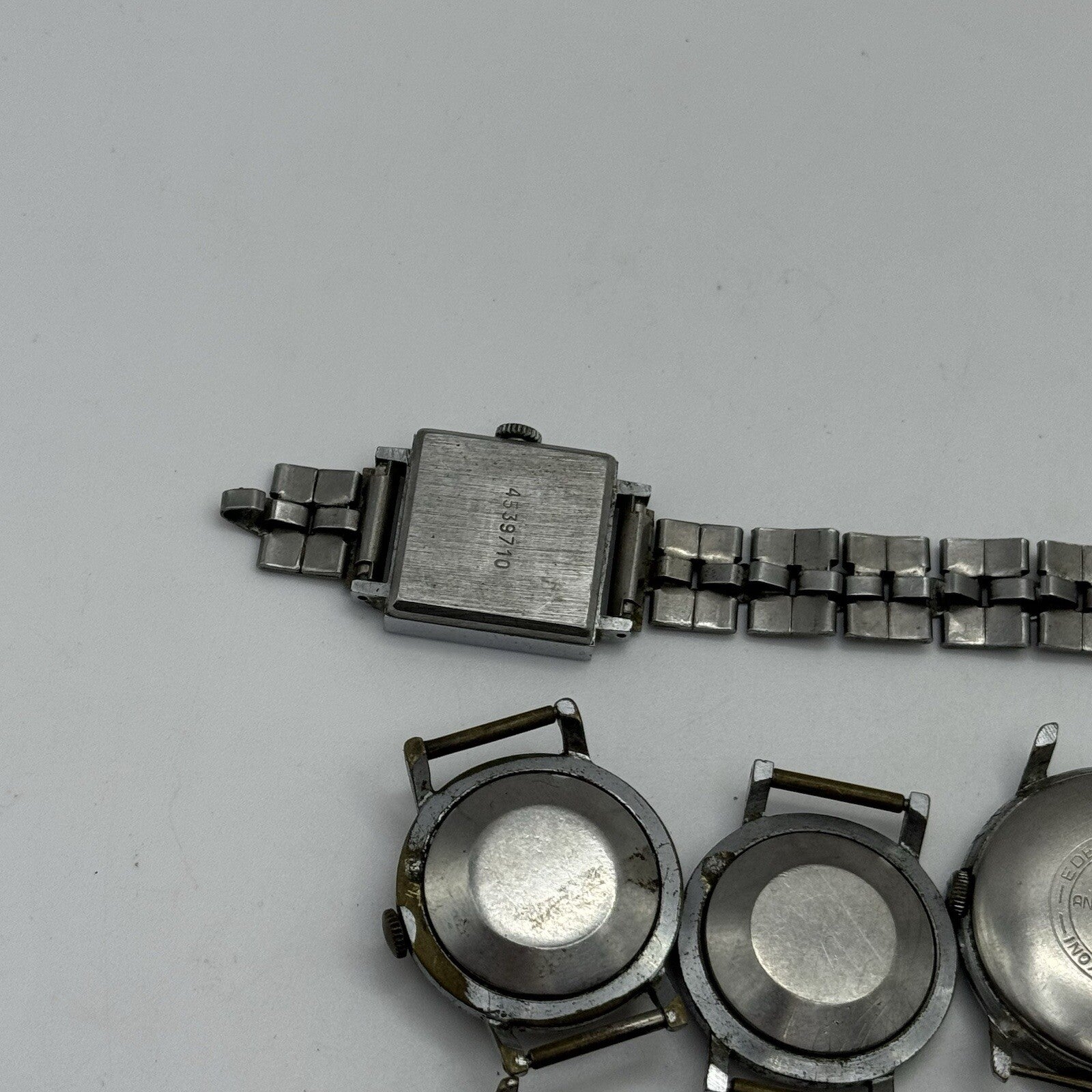 10 x Vintage Soviet Manual Wind Watch Heads For Parts Repair Job Lot Bundle