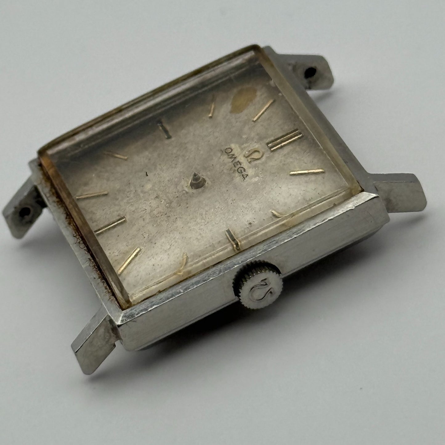 Omega 671 Automatic Watch Running Square 161.014 Vintage Swiss Parts Repair 26mm