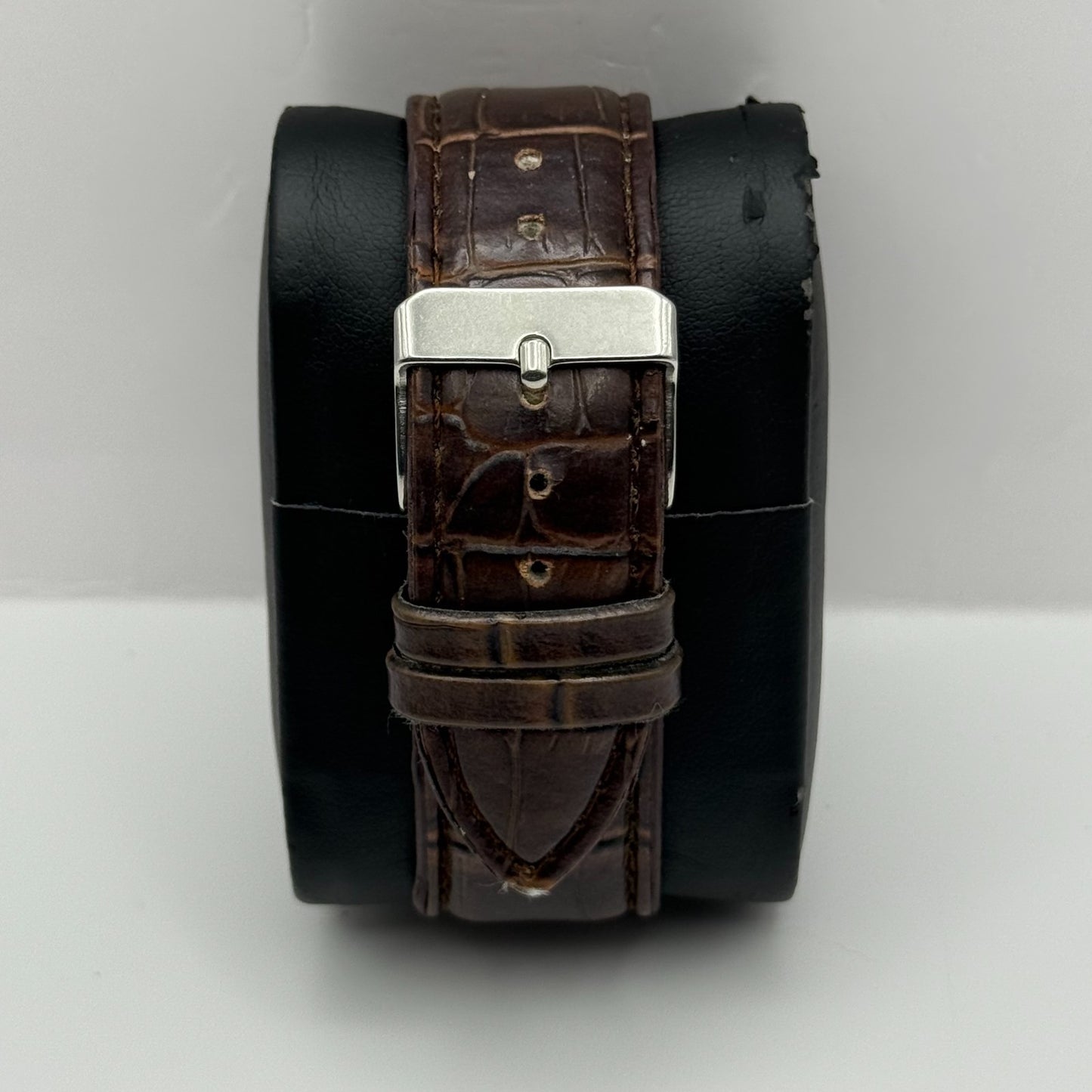 Fossil Blue 100 Meters Men’s Watch Quartz AM-3680 Date Dial Steel Working 38mm