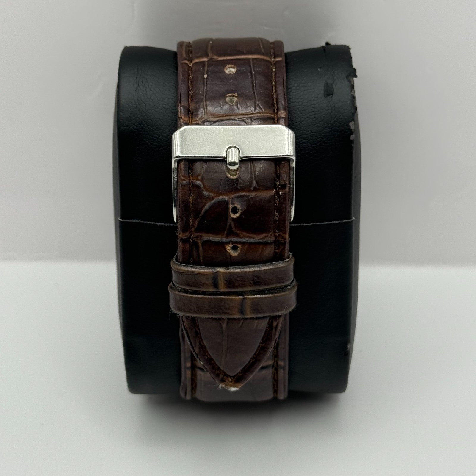 Fossil Blue 100 Meters Men’s Watch Quartz AM-3680 Date Dial Steel Working 38mm