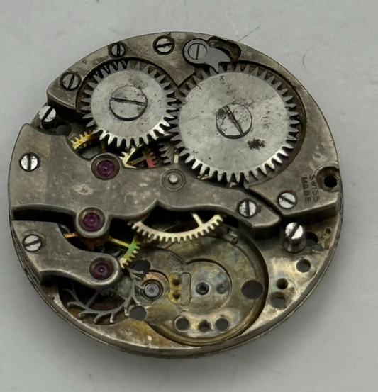 23.7mm Vintage AS A Schild Partial Manual Wind Watch Movement PARTS REPAIR