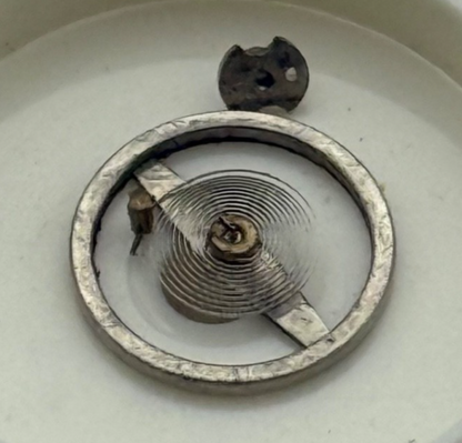 Oris 380 Balance Wheel Complete And Spring 6 3/4 - 8''' Watch Movement Parts 