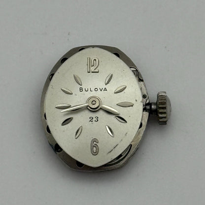 13.1mm Vintage Ladies Bulova 5AT Manual Wind Swiss Watch Movement PARTS REPAIR
