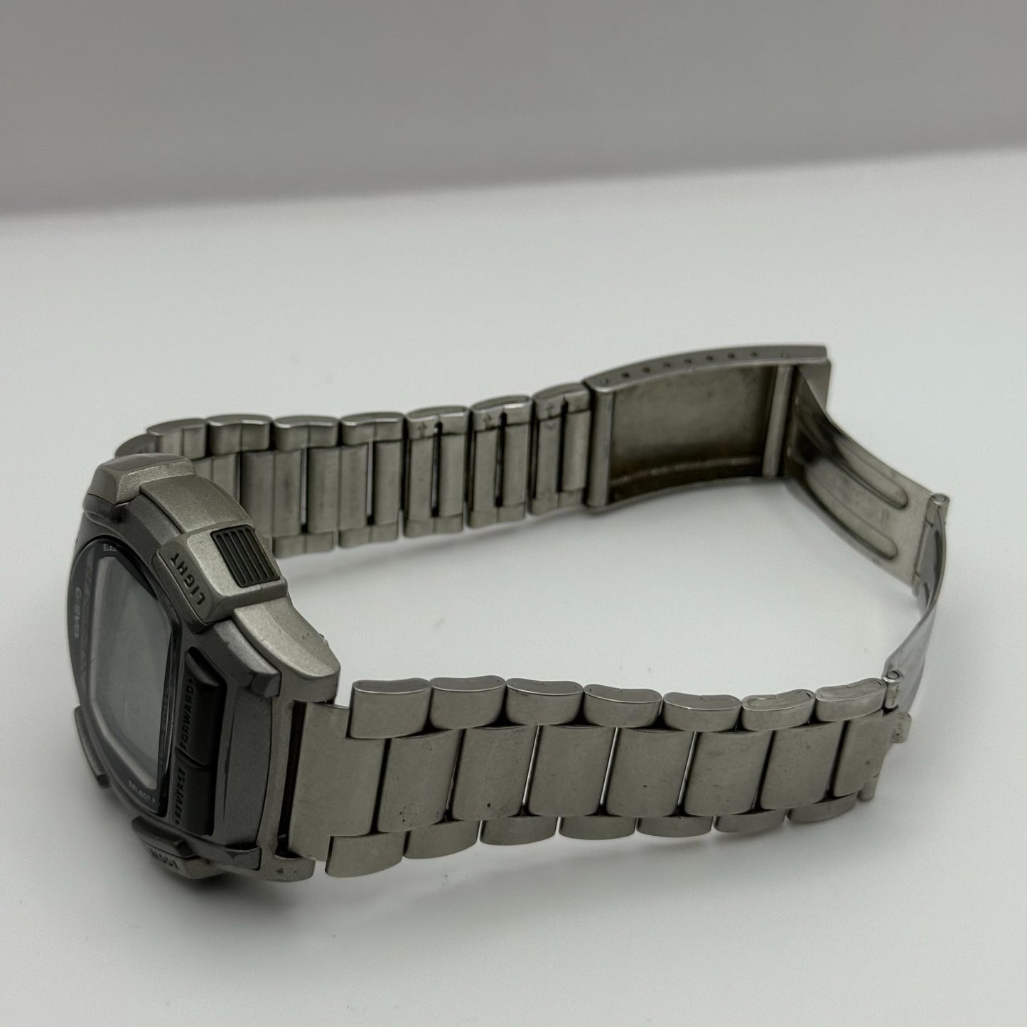 Casio DB-35H Data Bank Telememo 30 Men’s Quartz Watch Silver Tone Working 39mm