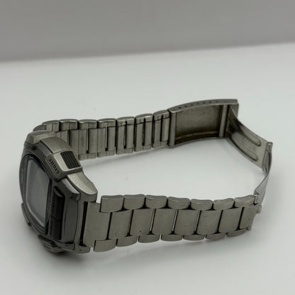 Casio DB-35H Data Bank Telememo 30 Men’s Quartz Watch Silver Tone Working 39mm