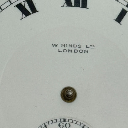 43mm High Grade Open Face W Hinds London LTD Pocket Watch Movement PARTS
