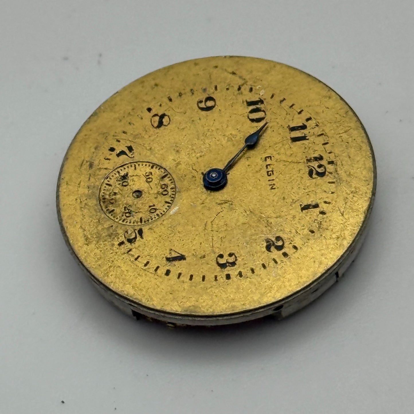 1918 Antique 6/0s Elgin 431 Model 2 American Watch Movement PARTS REPAIR SPARES