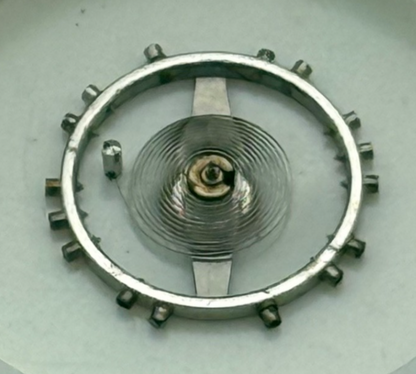 AV 41 Balance Wheel Complete And Spring 5 1/4''' 55 M Watch Movement Parts NOS