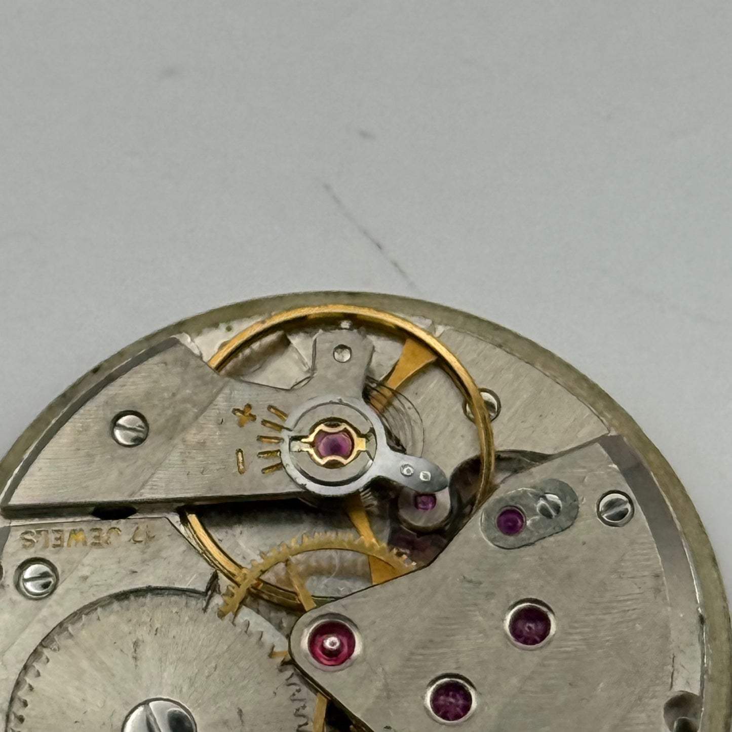 ETA 1120 Watch Movement Garrard Manual Wind Vintage Swiss Parts Repair 26.9mm