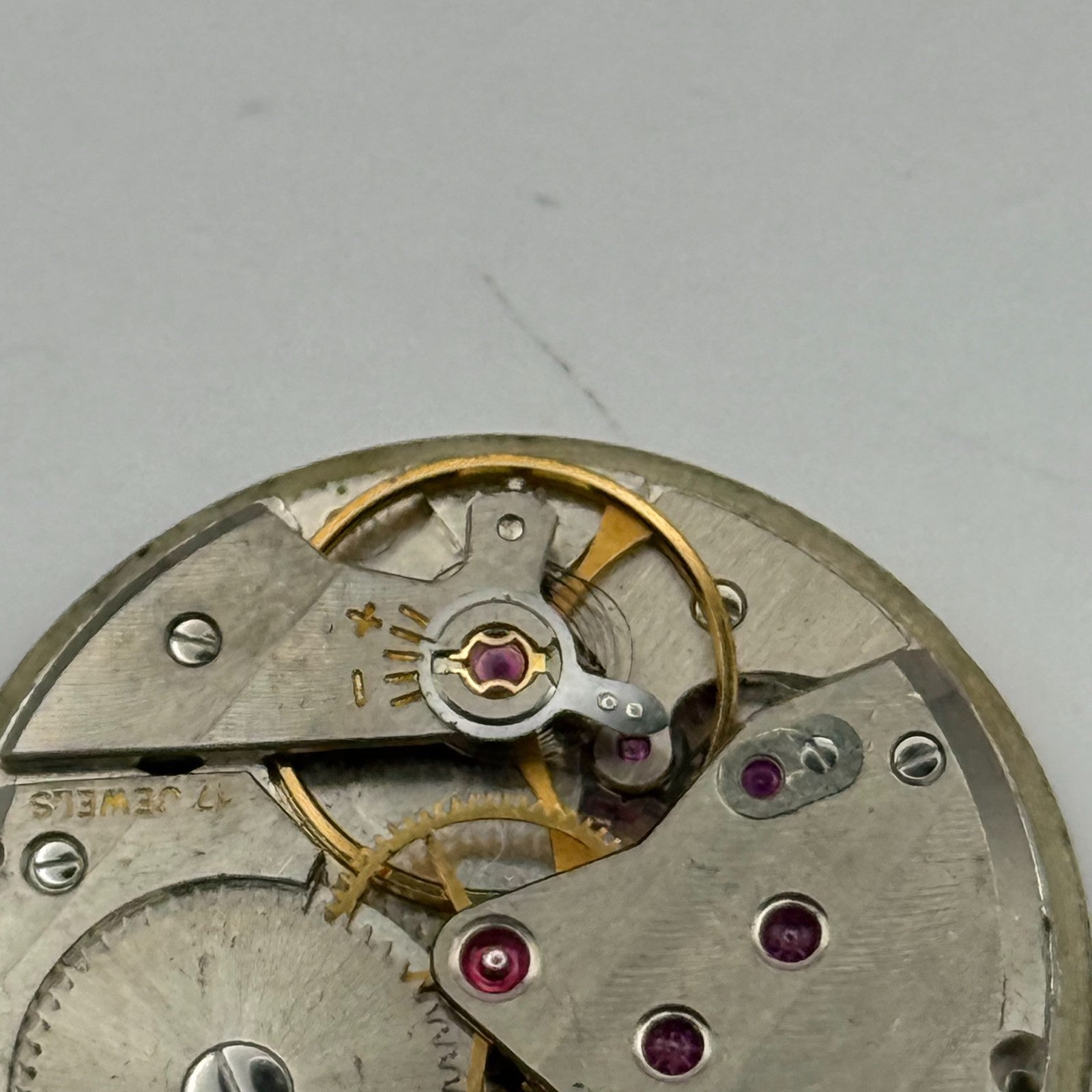 ETA 1120 Watch Movement Garrard Manual Wind Vintage Swiss Parts Repair 26.9mm